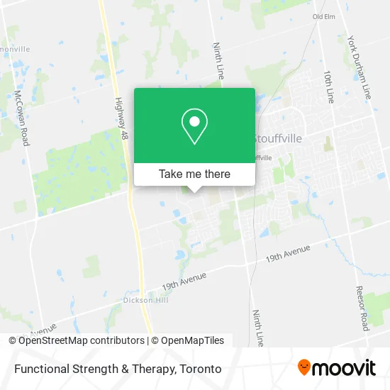 Functional Strength & Therapy map