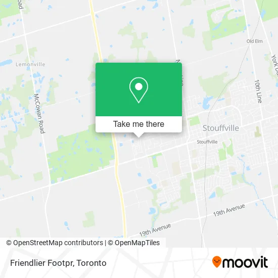 Friendlier Footpr map