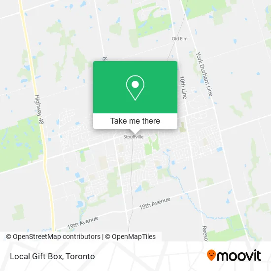 Local Gift Box map
