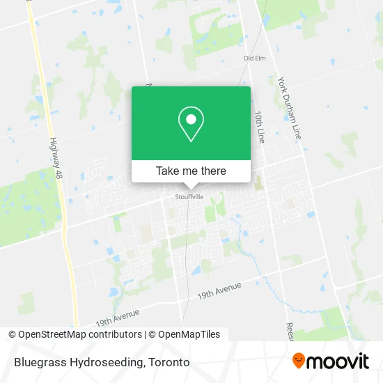 Bluegrass Hydroseeding map