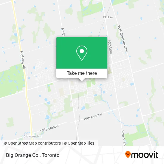Big Orange Co. map