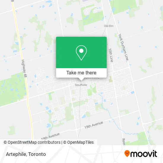 Artephile map