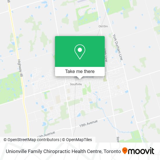 Unionville Family Chiropractic Health Centre plan