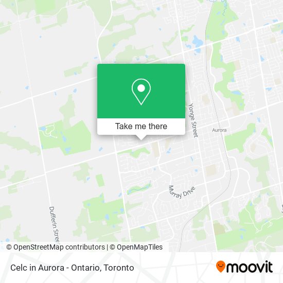 Celc in Aurora - Ontario plan