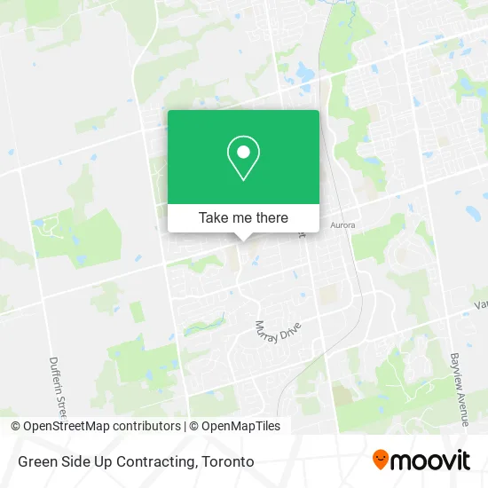 Green Side Up Contracting map