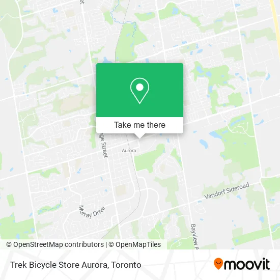 Trek Bicycle Store Aurora map