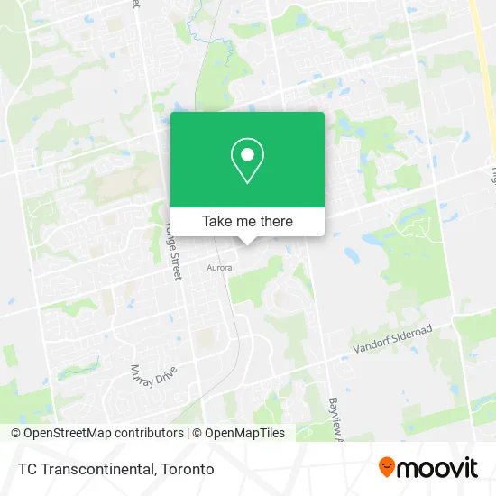TC Transcontinental map
