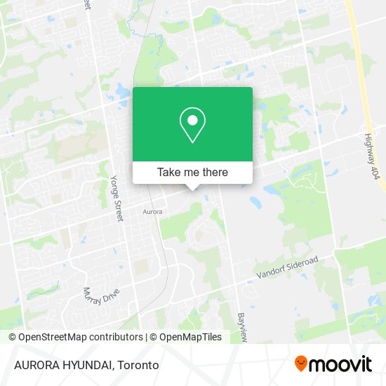 AURORA HYUNDAI map