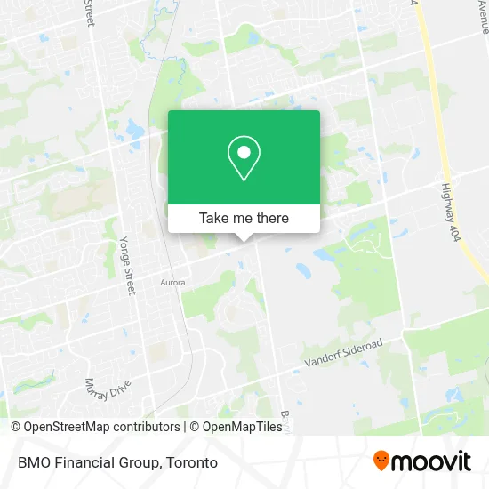 BMO Financial Group map