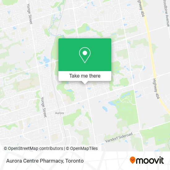 Aurora Centre Pharmacy map