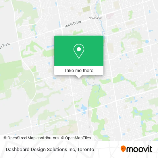 Dashboard Design Solutions Inc map