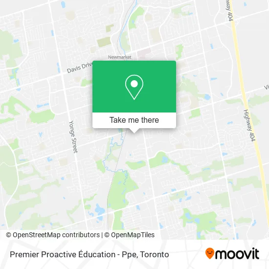 Premier Proactive Éducation - Ppe map