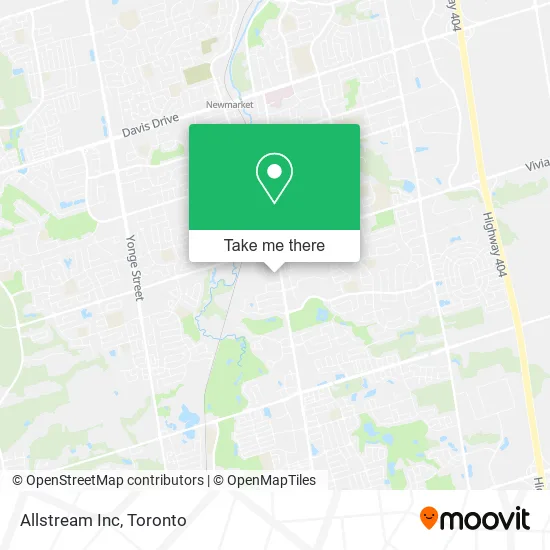 Allstream Inc map
