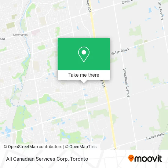 All Canadian Services Corp map