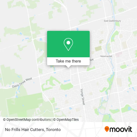 No Frills Hair Cutters map