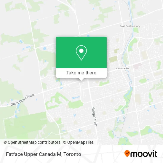 Fatface Upper Canada M map