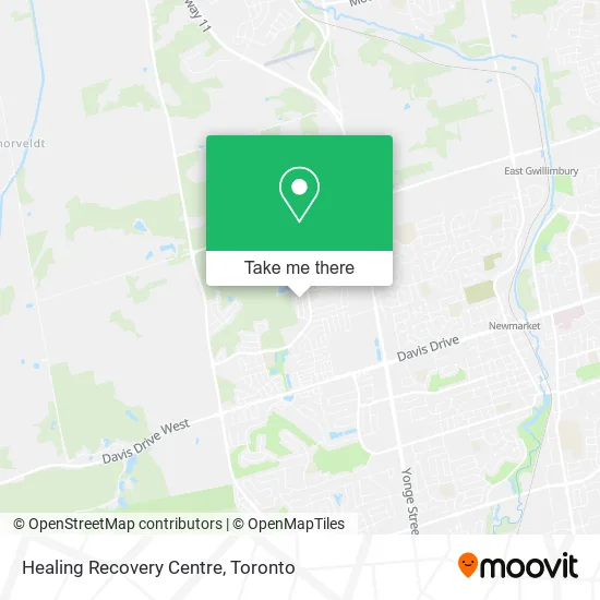 Healing Recovery Centre map