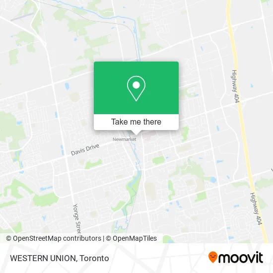 WESTERN UNION map