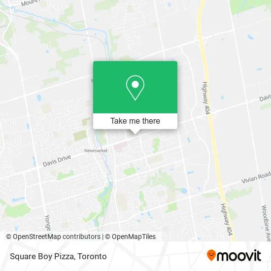 Square Boy Pizza map