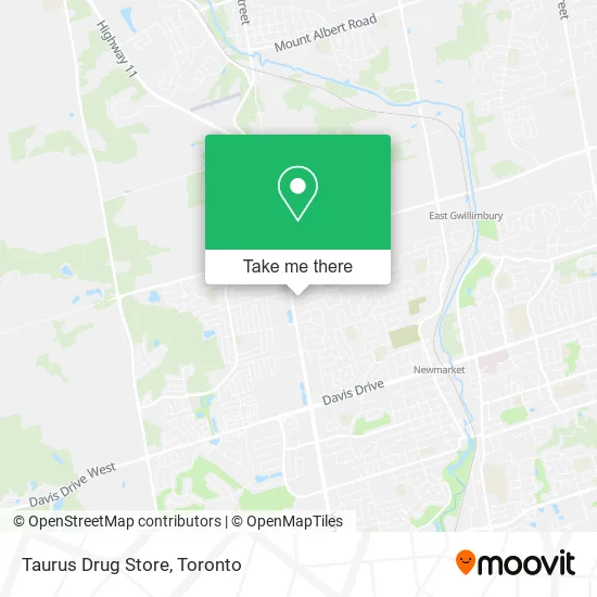 Taurus Drug Store map