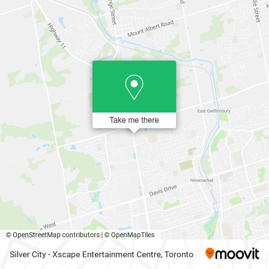 Silver City - Xscape Entertainment Centre map