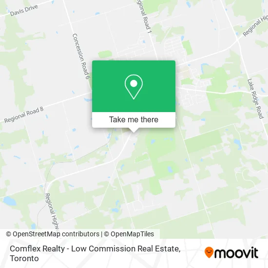 Comflex Realty - Low Commission Real Estate map