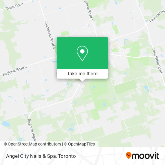 Angel City Nails & Spa map