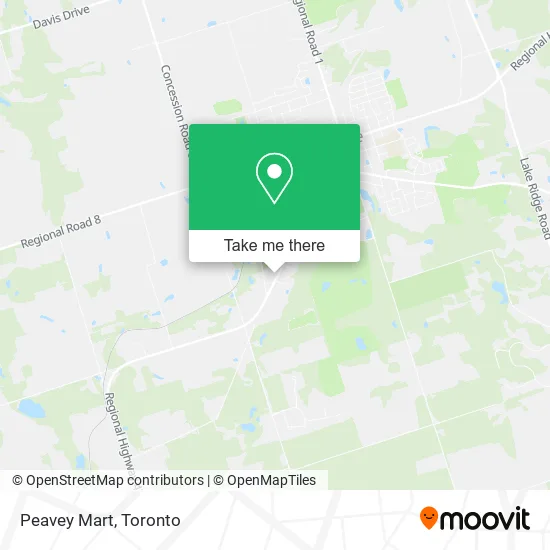 Peavey Mart map