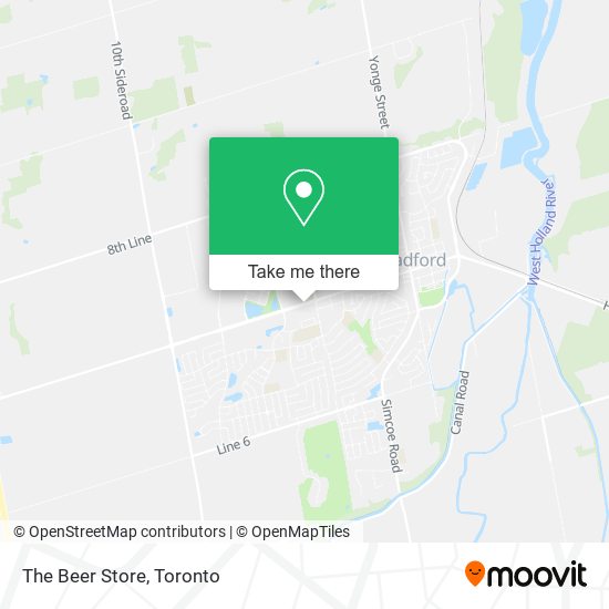 The Beer Store map