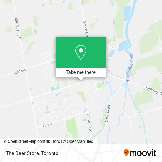The Beer Store map