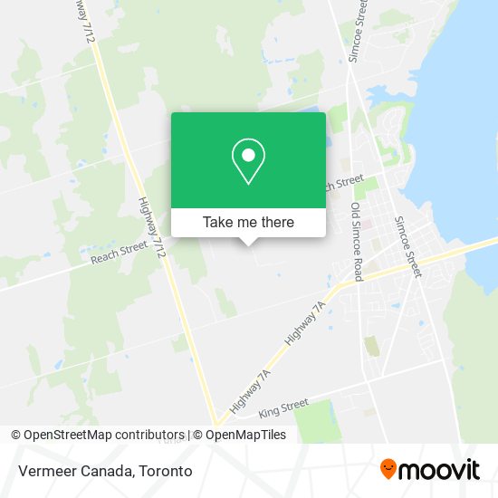 Vermeer Canada map