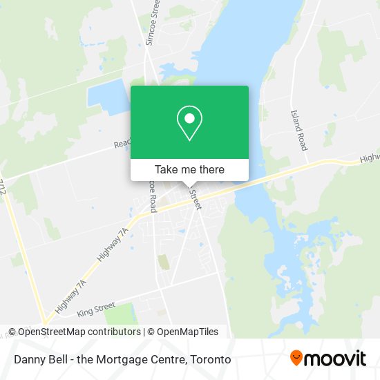 Danny Bell - the Mortgage Centre map