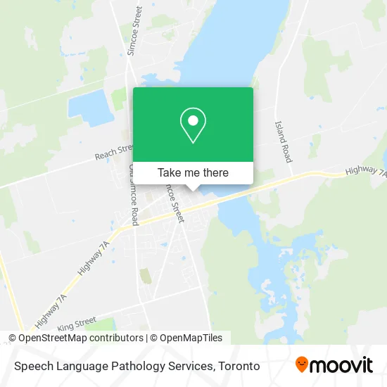 Speech Language Pathology Services map