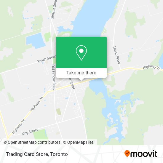 Trading Card Store map