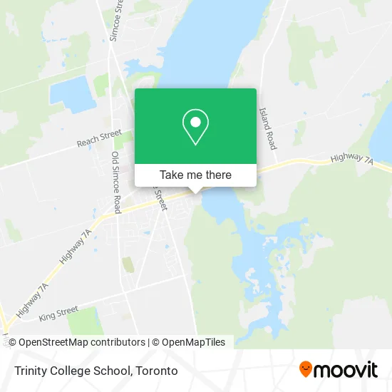 Trinity College School map