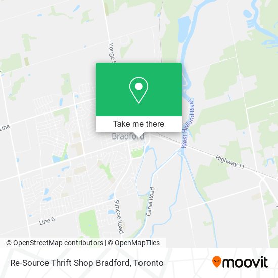 Re-Source Thrift Shop Bradford map