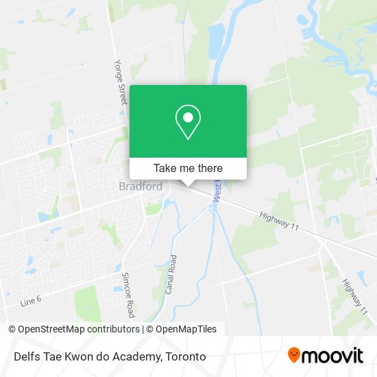 Delfs Tae Kwon do Academy map