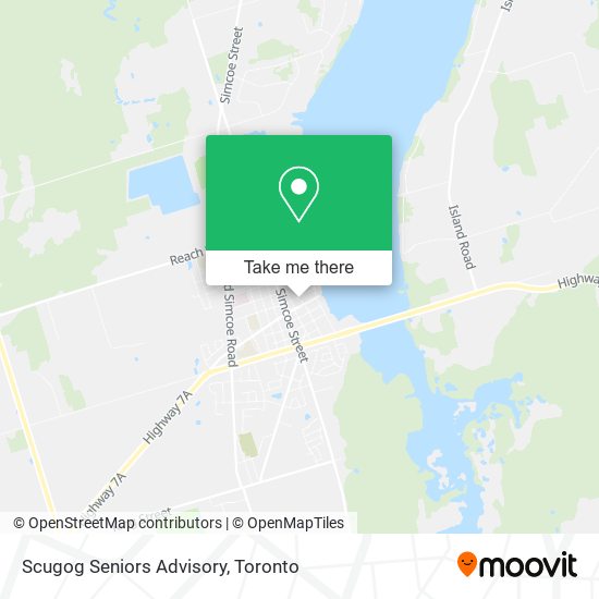 Scugog Seniors Advisory map