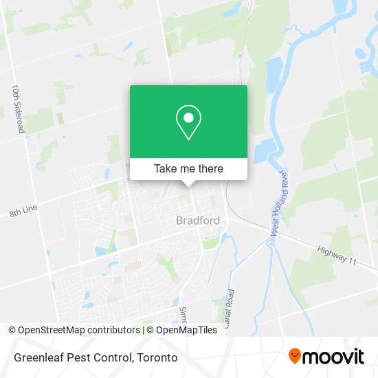 Greenleaf Pest Control map