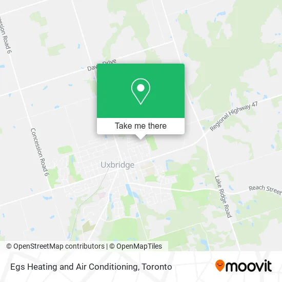 Egs Heating and Air Conditioning map