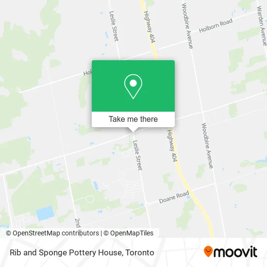 Rib and Sponge Pottery House map