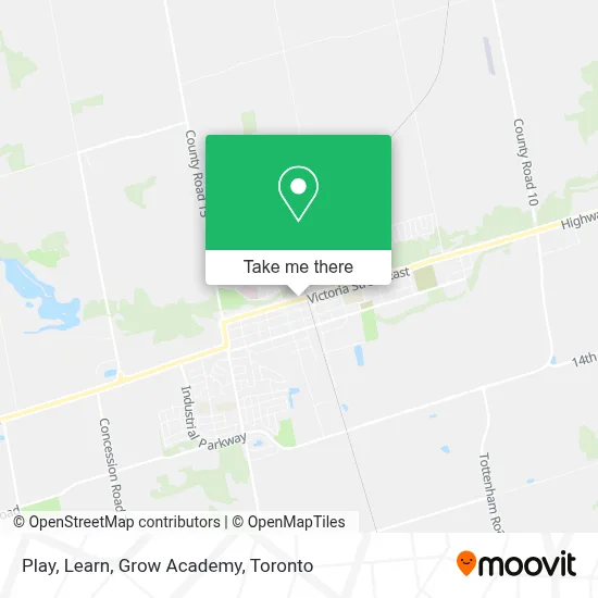 Play, Learn, Grow Academy map