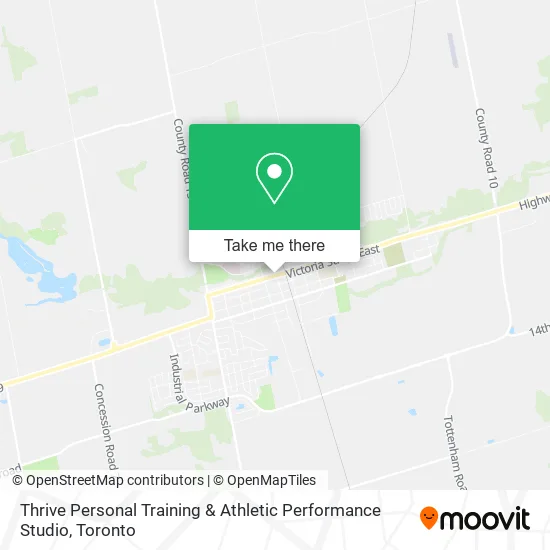 Thrive Personal Training & Athletic Performance Studio map
