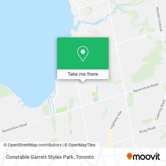 Constable Garrett Styles Park map