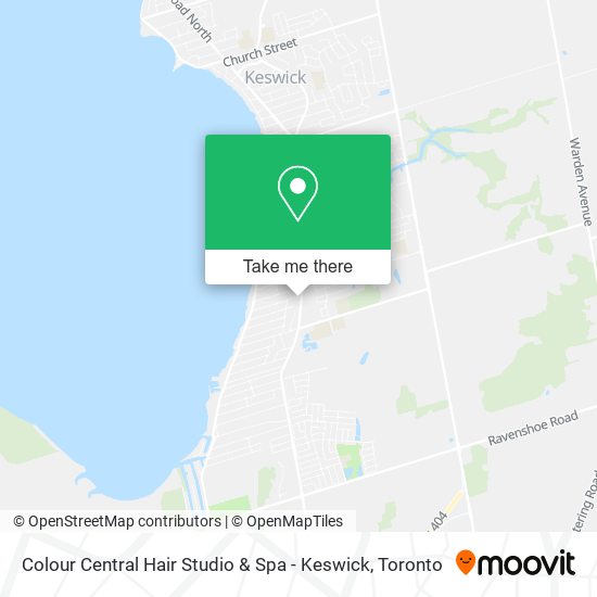 Colour Central Hair Studio & Spa - Keswick map