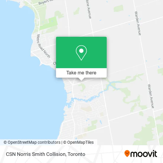 CSN Norris Smith Collision map