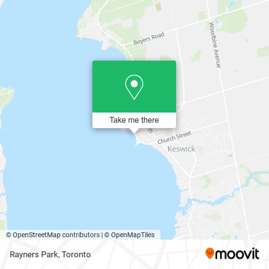 Rayners Park map