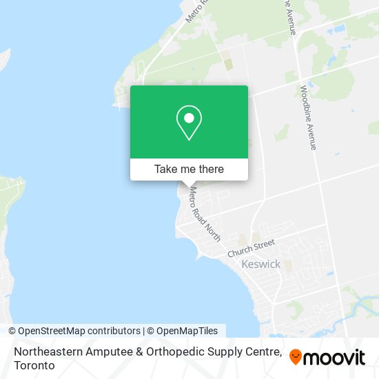 Northeastern Amputee & Orthopedic Supply Centre map