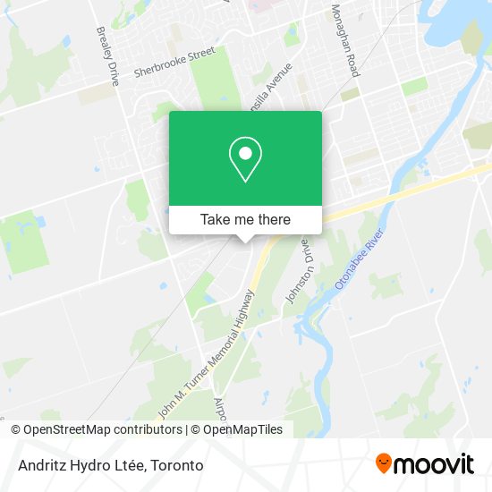 Andritz Hydro Ltée map