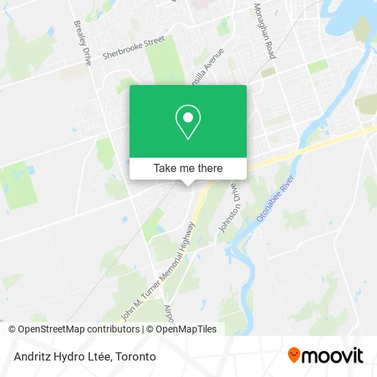 Andritz Hydro Ltée map
